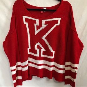 H&M | Varsity Style Over Sized Sweater
